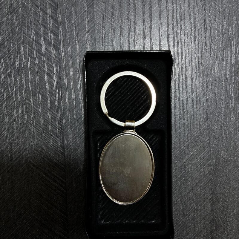 Silver Oval Shape Key Holder